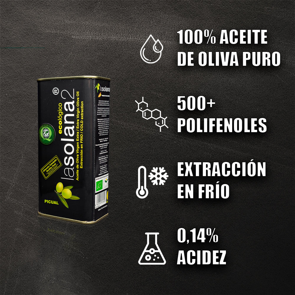 AOVE Picual Ecológico – Lata 500ml