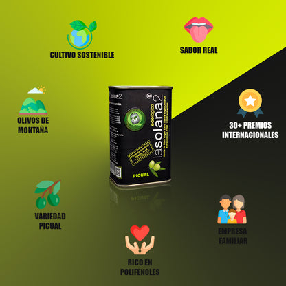 AOVE Picual Ecológico – Lata 250ml